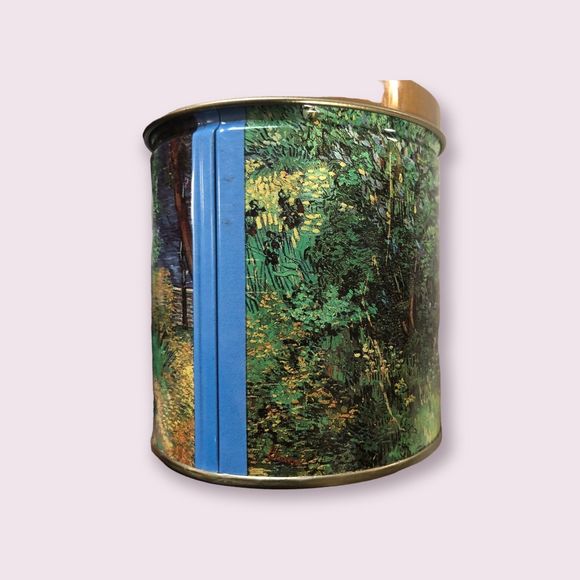 Vincent Van Gogh Print on Little Round Storage Tin; Collectible Container 4” - Picture 2 of 9